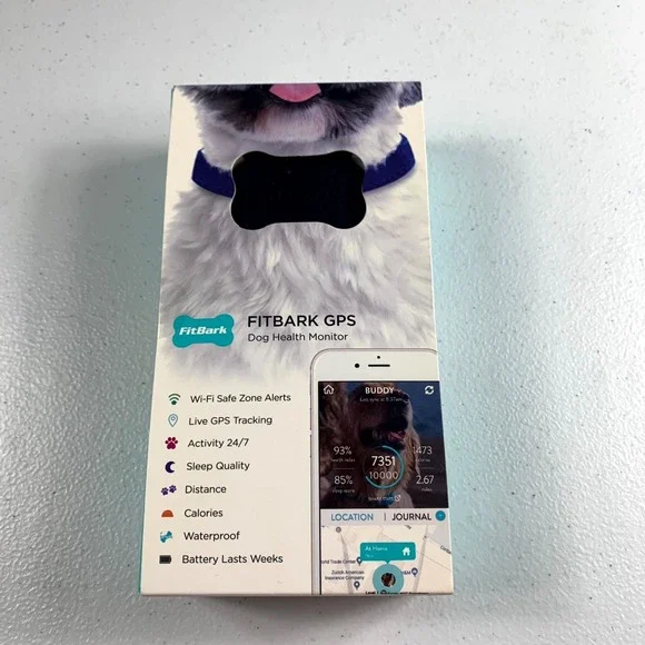 Fitbark GPS Dog Health Monitor Health,‎ Fitness & Location Tracking Collar Black