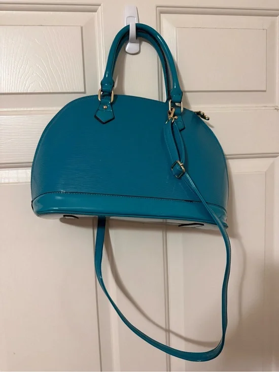 Women’s Teal Dome Satchel Bag - Stylish Everyday Tote