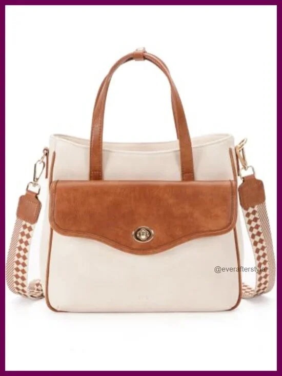 Vintage Leather Satchel Purse for Women Top Handle Crossbody Bag