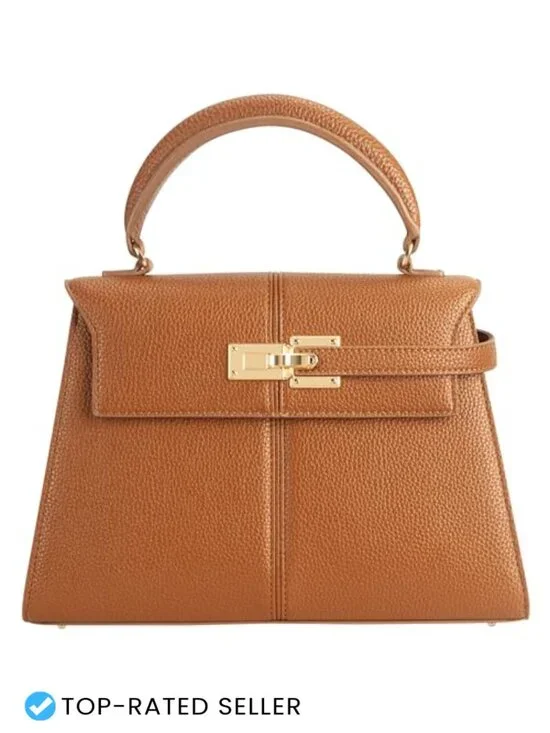 Women's Top Handle Handbag Vegan Leather Crossbody Bag Satchel