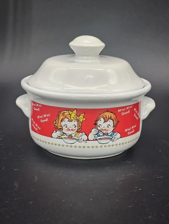 Vintage 1998 Campbell's Kids Covered Soup Bowl