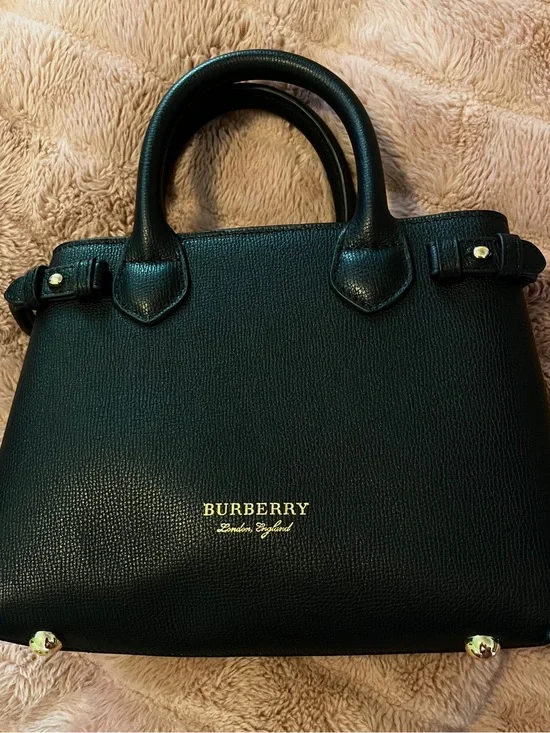 Burberry Mini Cotswolds Leather Handbag