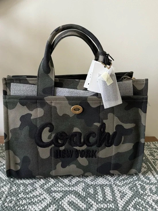 Coach Camo Canvas Tote - Large