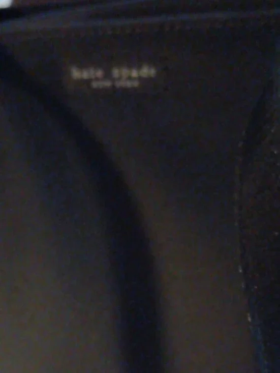 kate Spade Black Fabric Small Satchel