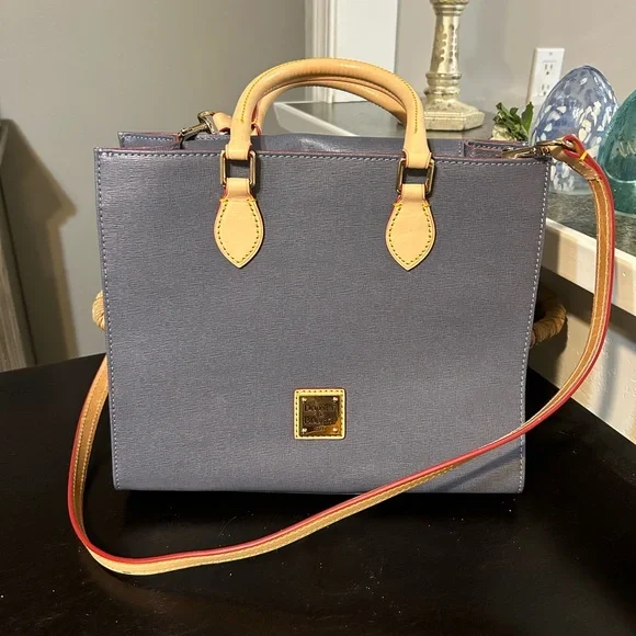 Dooney and Bourke Janine  Bag Blue / Gray color Leather