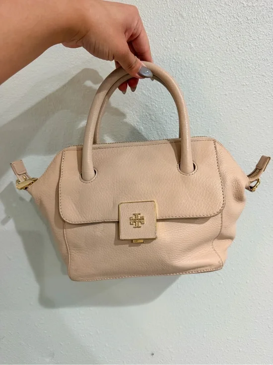 Tory Burch Beige Clara Crossbody