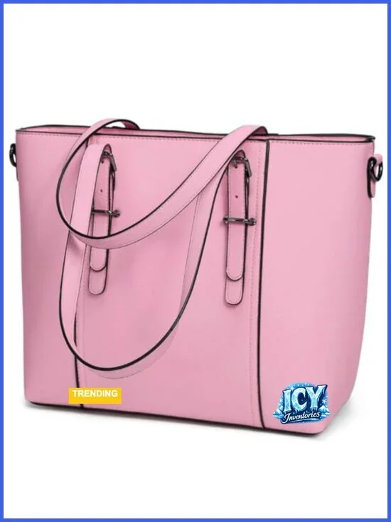 Tote Shoulder Bag Satchel Purse Faux Leather Top Handle Crossbody