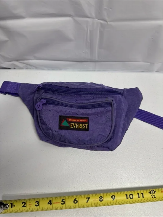 Vintage Everest Purple Purple Fanny Pack