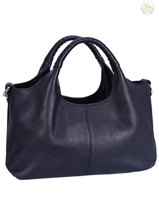 Genuine Cowhide Leather Satchel Hobo Bag Crossbody Shoulder Tote with