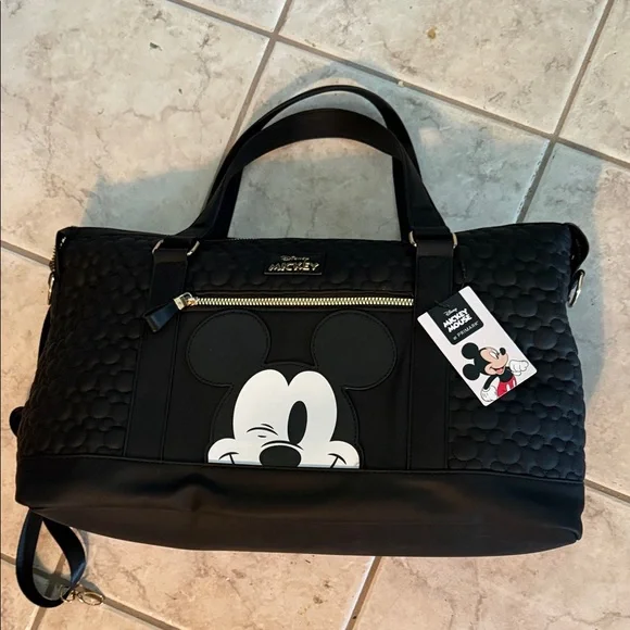 Disney Black Mickey Mouse Satchel Bag