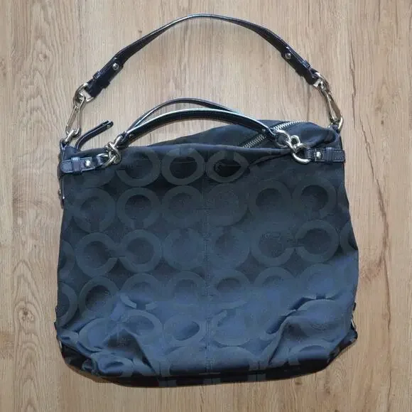 Signature Brooke Mahogany Shoulder Bag