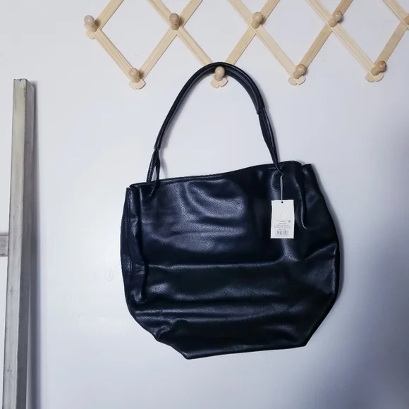 NWT A NEW DAY BLACK SHOULDER PURSE