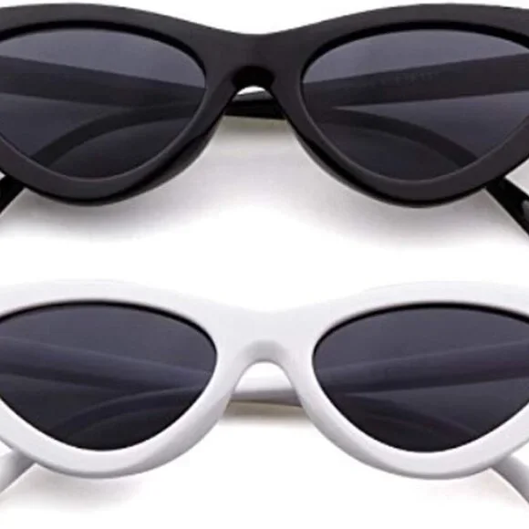 Retro Vintage Narrow Cat Eye Sunglasses for kids heart shaped sunglasses