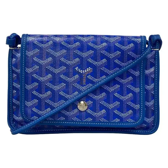 Goyard Plumet Shoulder Bag Coated Canvas Leather