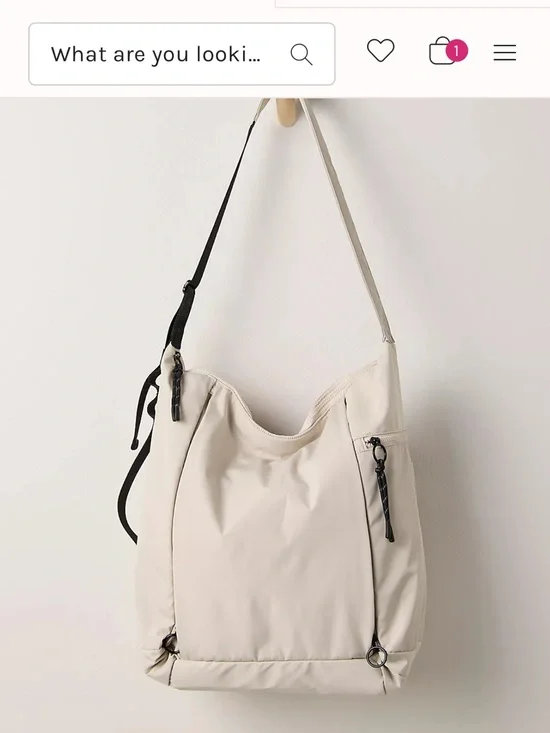 Free People No times zone carryall tote