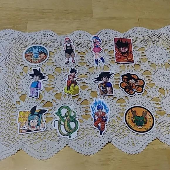 Stickers for laptops, lockers, crafts, skateboards, Dragon Ball