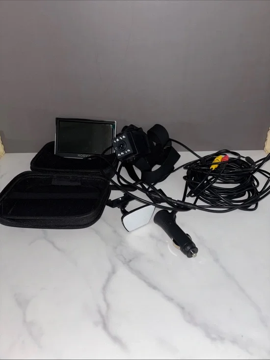 Car Baby Backseat Rearview Camera with Black Storage Case