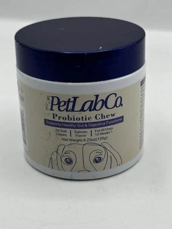 PetLab Co. Allergy & Immune Probiotic Soft Chews for Dogs – 30 Salmon Chews