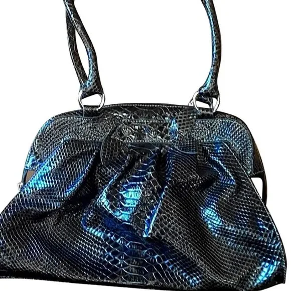 Faux Snake Skin Shoulder Bag NWOT