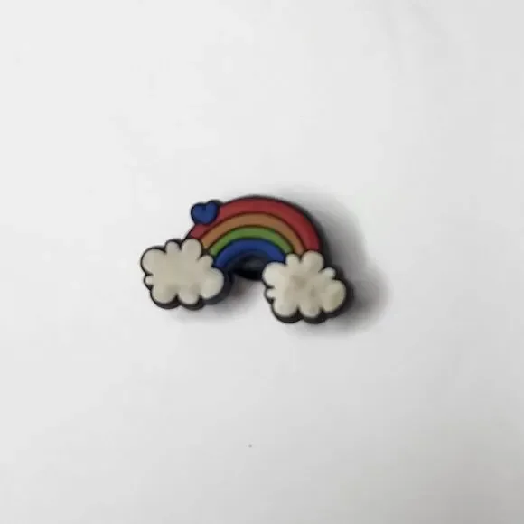 Jibbits Shoe Charm for CROCS rainbow
