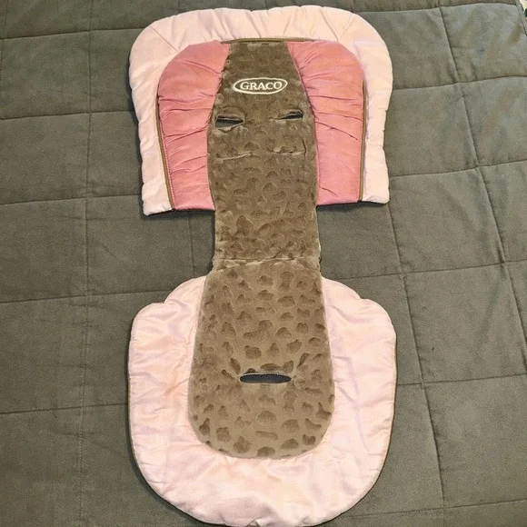Graco SnugRide Car Seat Pink Brown Insert Support Pad Daphne