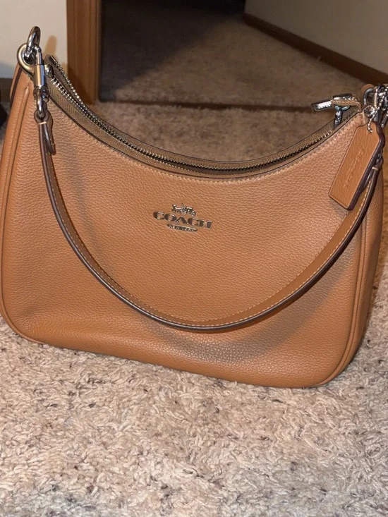 Coach Teri Hobo in Saddle Brown