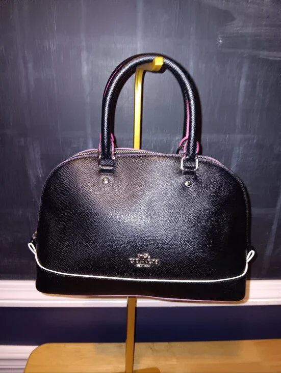 Coach Black Leather Shoulder Bag