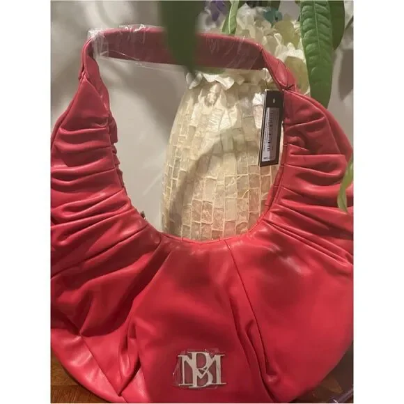 Red badgley michka Shoulder Hobo Bag