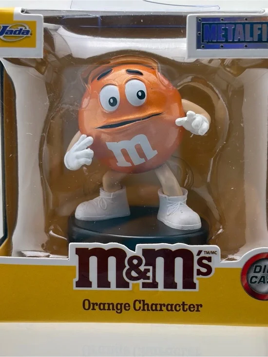 ⁠Jada Toys M&M's Orange Character MetalFigs Die-Cast Metal Figure Collectible⁠