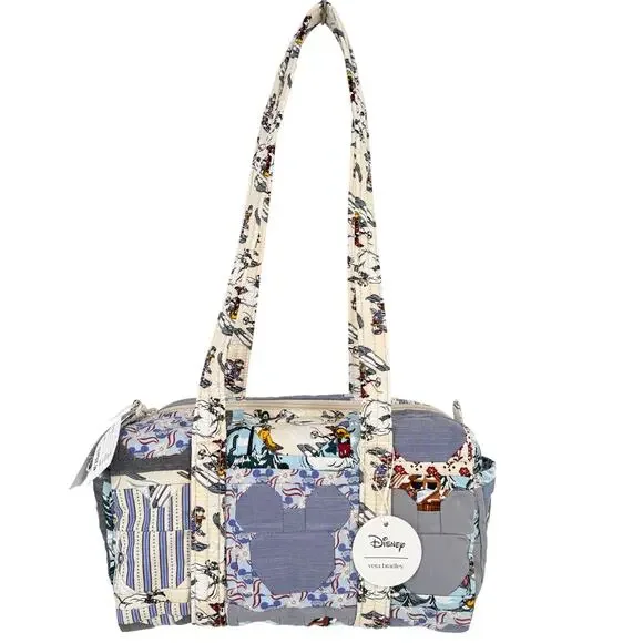 Vera Bradley Disney Original 100 Handbag Ski Weekend Mickey Patchwork Quilt