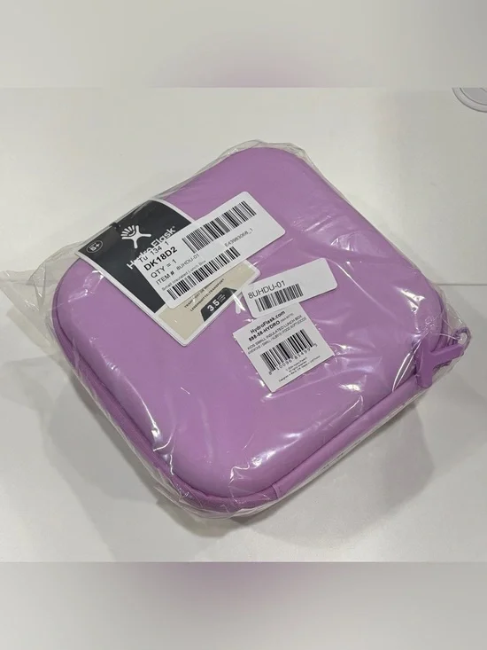Hydro Flask Kids Small Insulated Lunch Box Purple Pink NWT Fabric Double-Wall