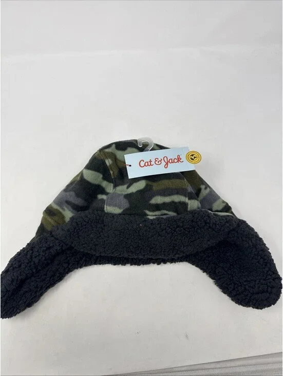 New Kids Cat & Jack Camouflage Winter Hat Size OSFM