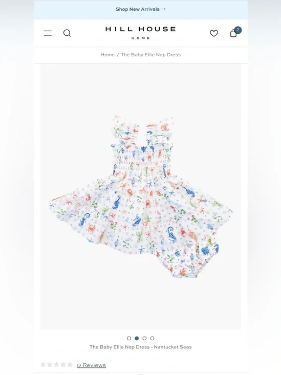 Hill House The Baby Ellie Nap Dress - Nantucket Seas