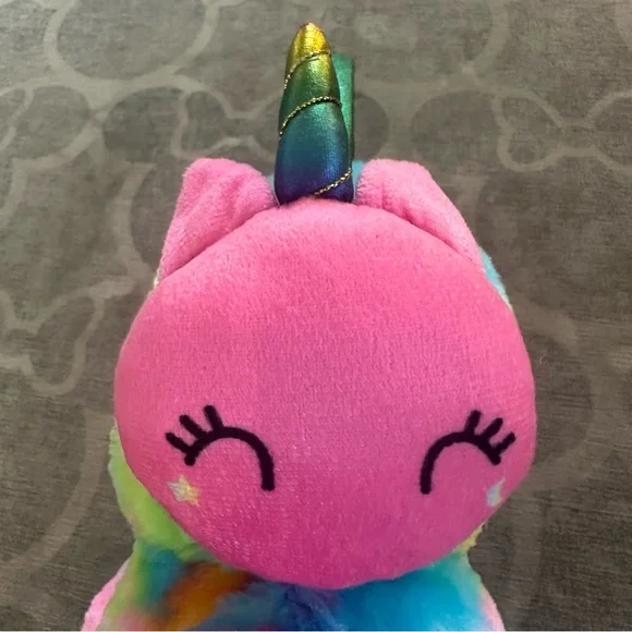 Girls pink unicorn earmuffs