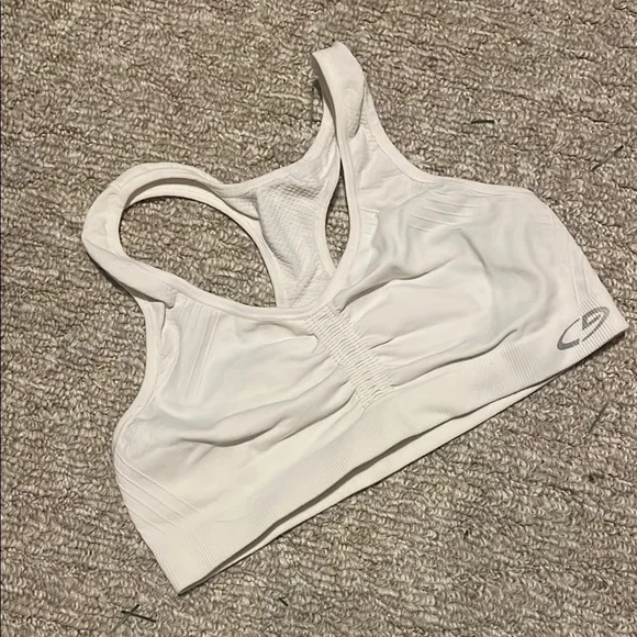 Girls C9 by Champion Athletic White Racerback Sports Bra- Like New Sz L