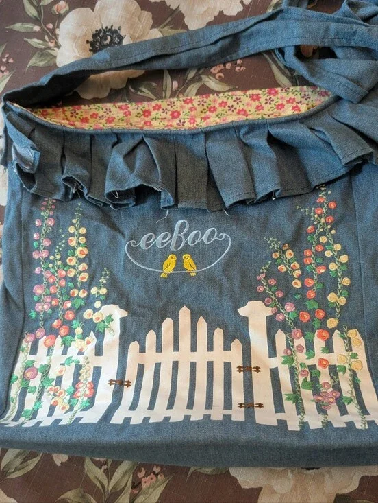 eeBoo Vintage Embroidered Shoulder Bag Purse