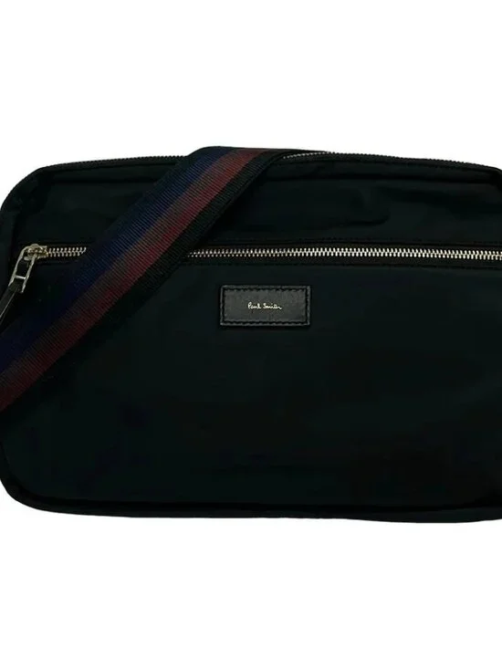PaulSmith Black Nylon Shoulder Bag