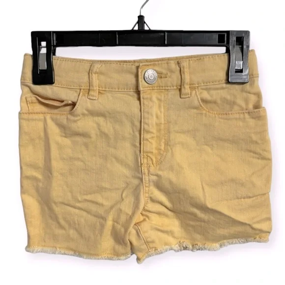 Osh‎ Kosh BGosh Girls Yellow Jean Shorts Size 6/6X