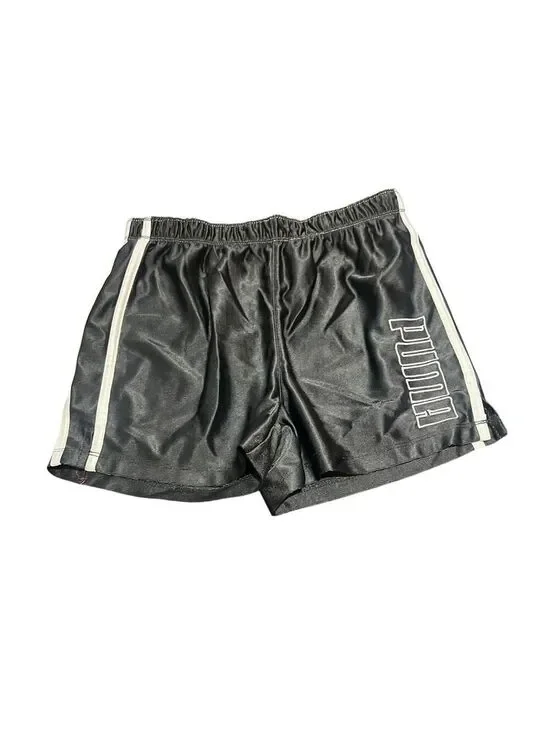 Puma Black Shorts with White Accents