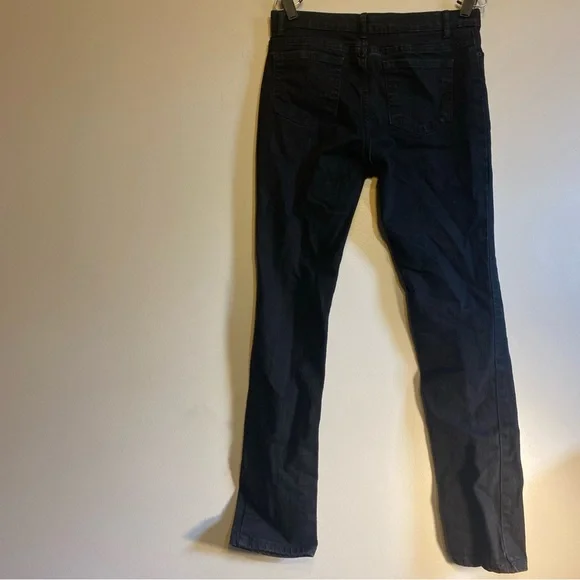 A Children's‎ Place Sz14 Super Skinny Denim Jeans Pants Adj Waist Black
