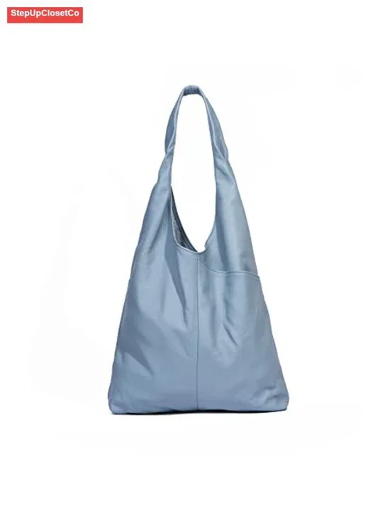 Full Grain Leather Tote Bag Women Multipurpose Shoulder Handbag