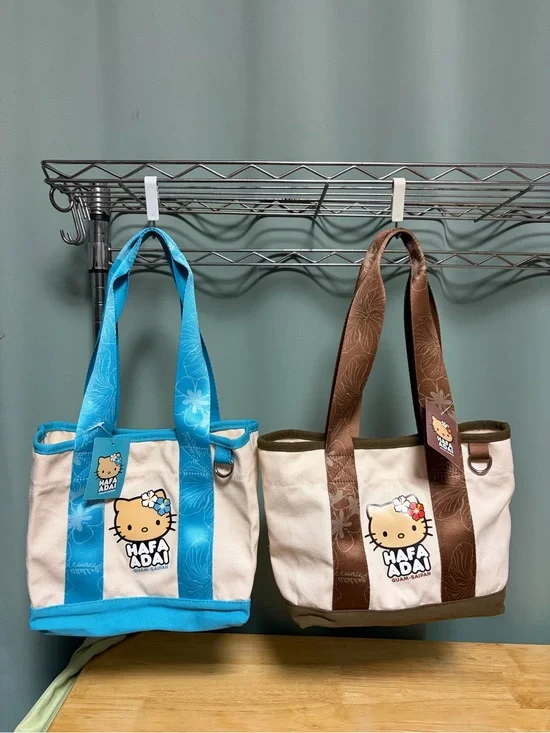 ABC Store Guam Saipan Exclusive Hello Kitty Canvas Tote Bag