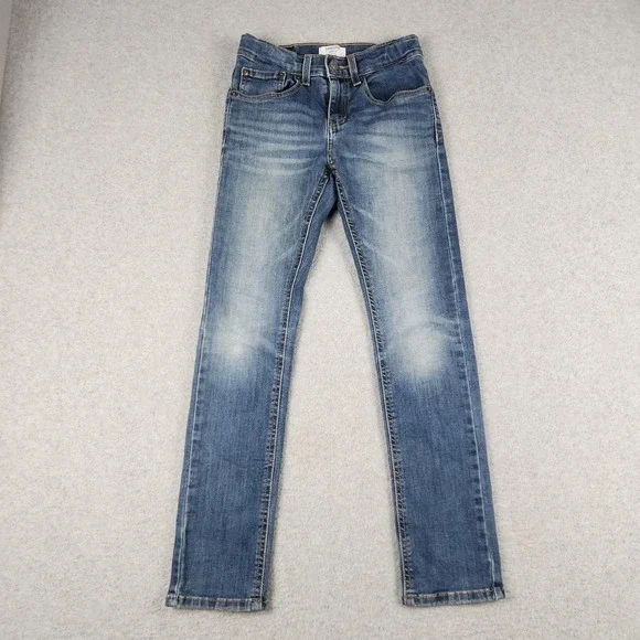 Denizen from Levi's‎ Jeans Kids 12 Regular Blue Skinny Fit Stretch Distressed
