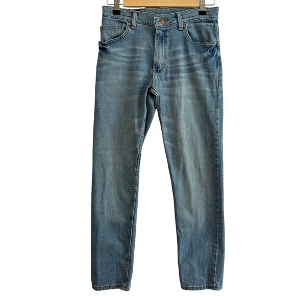 Wrangler Kids Jeans Light Wash‎ Straight Leg Adjustable Waist Size 14 Regular