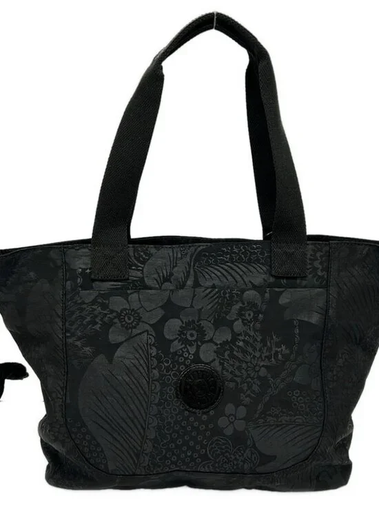 Kipling Black Nylon Jacquard Shoulder Bag
