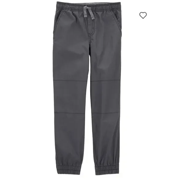 Carters’s Pull-On Everyday Khaki/Chino Pants - Gray Size 8/8A