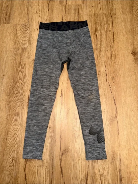 Under Armour Kids Gray Heather Performance Leggings