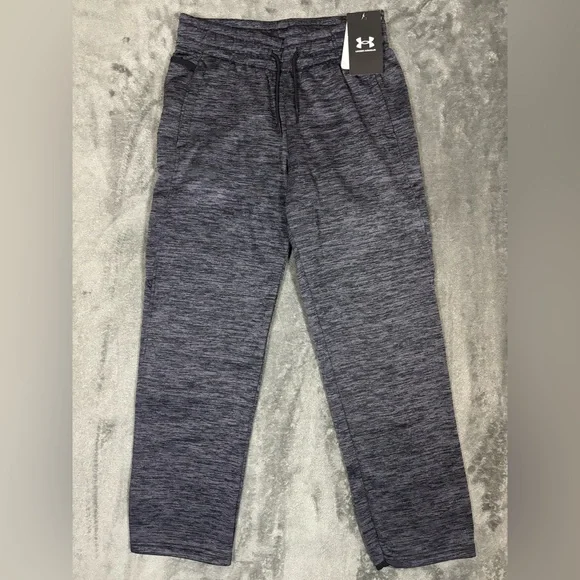 New Under Armour Boys Cold Gear Fleece Pant Charcoal‎ Gray Size Youth Medium