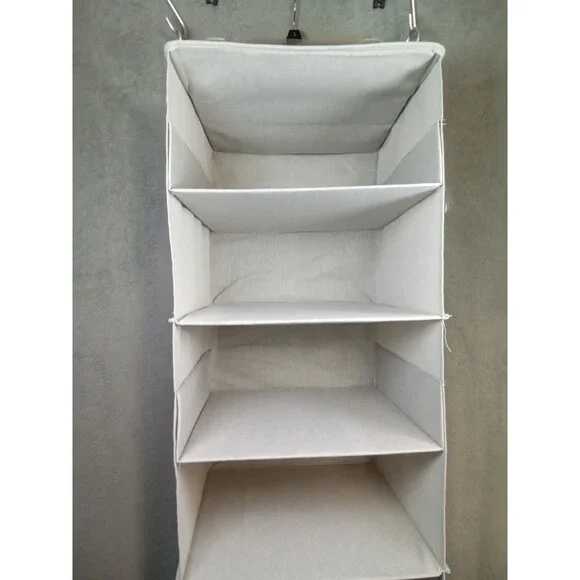 6- Shelf Hanging‎ Closet Organizer Space Saver Storage