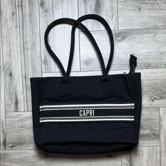 Chic Black “CAPRI” Tote